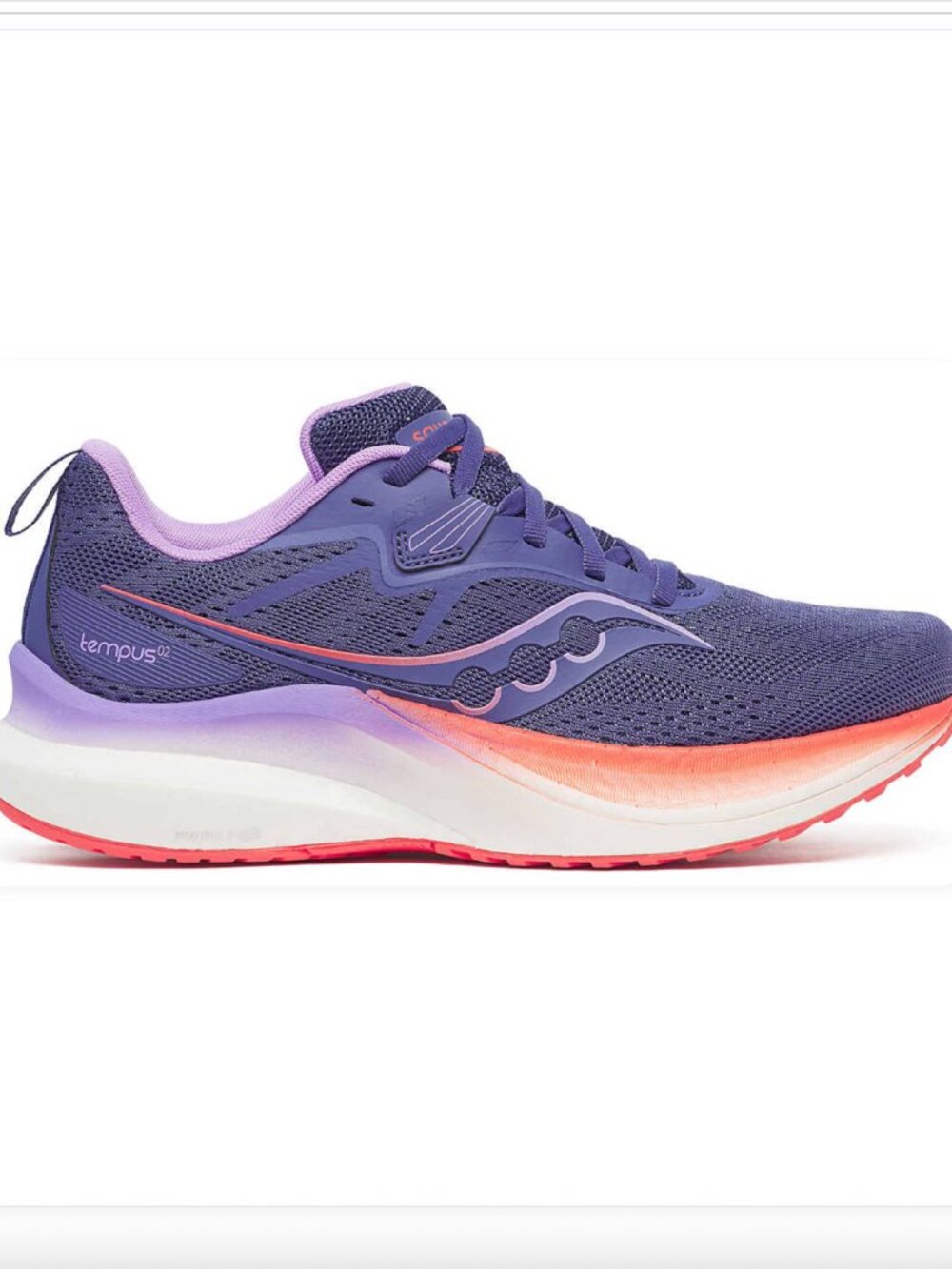 Women's size 10 Saucony Tempus 2 Marine/Crocus Running Shoe